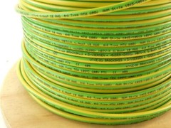 Allied Wire and Cable 31672787 Hook-Up Wire Green Yellow Spool – NEW Surplus!