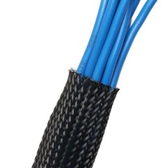 Braided Wire Wrap Cord Protector Nylon Sleeve Storage Pipe Tube Cable Expandable