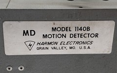 Harmon Electronics 1140B MD Railroad Crossing Motion Detector w/Cards Vintage