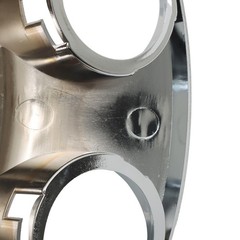Chrome Rear Wheel Axle Hub Cover Kit Semi ABS 33mm Nut Covers Plastic Set of 4