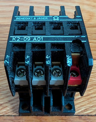 Benedikt & Jager K2-09A Contactor, K2-09A01, K209A01, 600V 25A