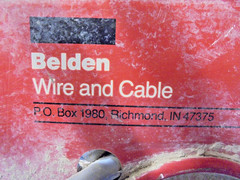 55 FT. Belden 9553 18 AWG 3P Overall Shielded Instrumentation Tray Cable 300V