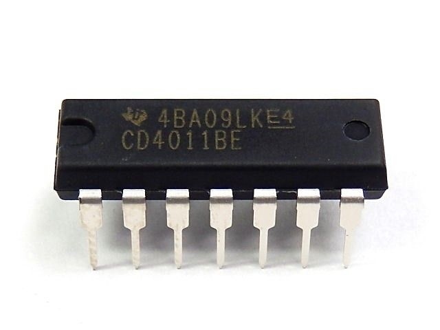 10PCS CD4011BE CD4011 CMOS Quad 2-Input NAND Gate – New IC