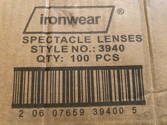(Case of 100) Ironwear 3940 .040″ x 8″ x 15-1/2″ Spectacle Lenses