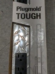 Wiremold Plugmold 4′ Heavy Duty Steel 10 Outlet Powerstrip PM48TC