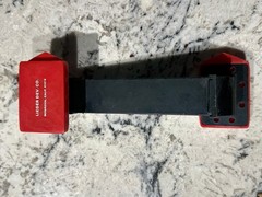 RIGID 90 Degree Angles Waveguide Black w/Red Caps 2.5″ Ends Untested