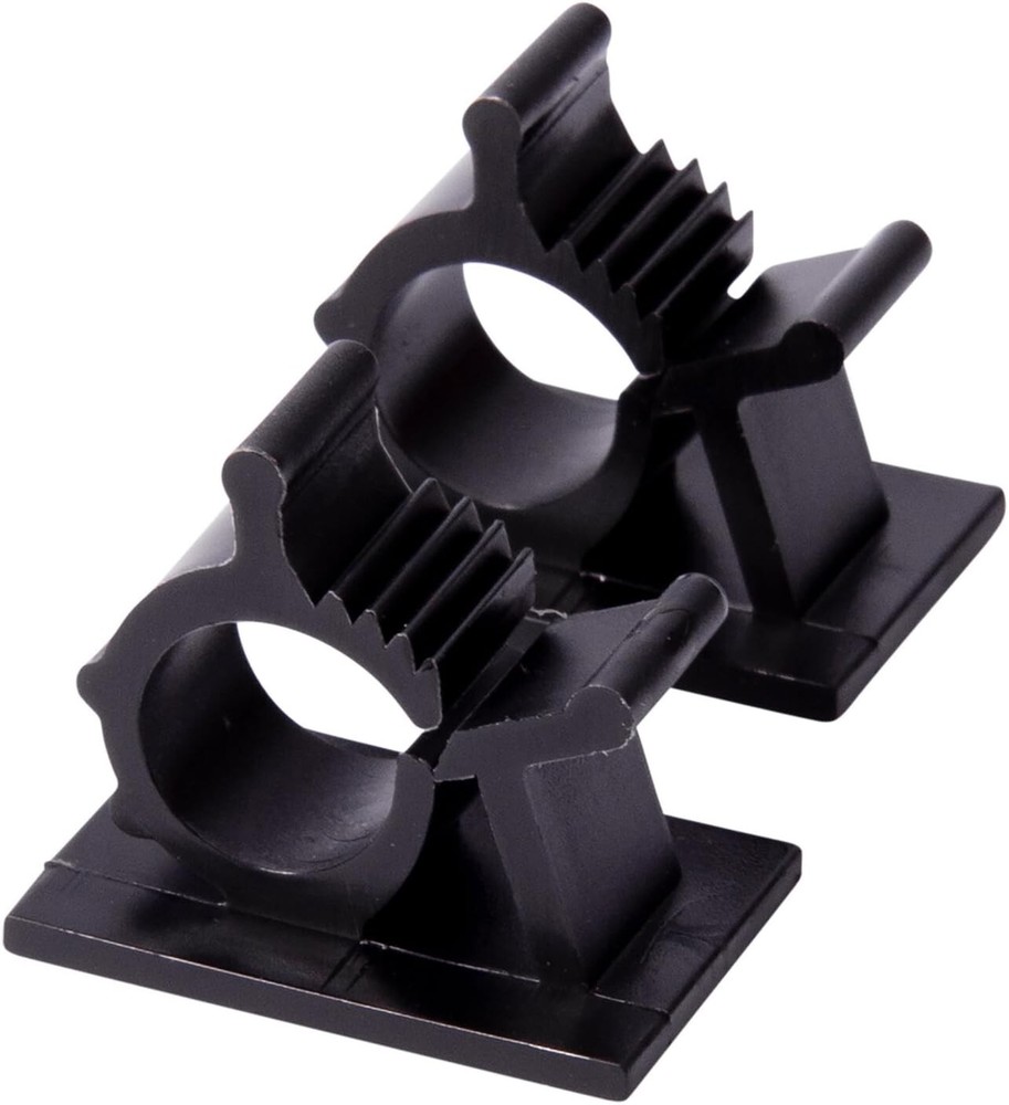 Gardner Bender 3/8 in. Plastic UVB Kwik Clip, Black (6-Pack) Case of 6