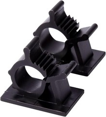 Gardner Bender 3/8 in. Plastic UVB Kwik Clip, Black (6-Pack) Case of 6