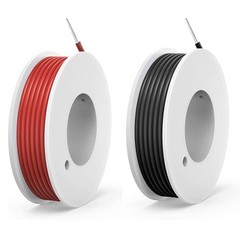 Versatile 22 AWG Electrical Wire Kit – 26ft Tinned Copper in Black and Red