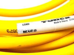 TURCK RKC 4.4T-10-RSC 4.4T U5303 Eurofast Actuator Sensor Cable M12 4-Pin Female
