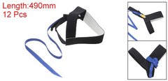 12pcs ESD Anti Static Foot Heel Straps Anti Static Wrist Strap Band Black