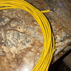 Yellow Romex Simpull Indoor Wire Copper Type NM-B Ground 50 Feet 600 Volt