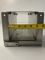UNBRANDED Stainless Steel Square Wire Way 13-7/8x5x5 & 17-3/8x5x5 (USED)