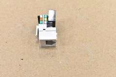 Box Of 50 Pieces Leviton 41106-RW6 Snap in Jacks Voice Grade White