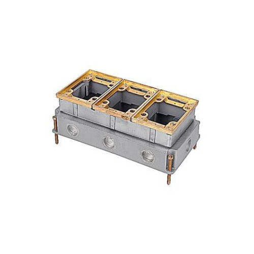 Steel City 643, 3/4″ Hub, Flush, Rectangular, Floor Box, 1pc