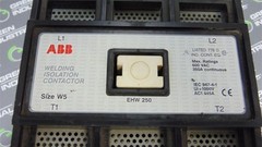 USED ABB EHW 250 Welding Isolation Contactor Size W5 350A