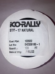 Ico-Rally STT-17 Clear Teflon Tubing Size 17 “Thin Wall” 100 FT. Spool