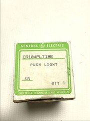 General Electric CR104PLT18E Pushbutton Light