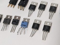 Lot of Assorted Semiconductor, Transistors, ERS ERS-123-AP, NTE5626, More
