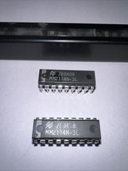 National Semiconductor MM2114N-3L integrated circuit 4K static RAM New Lot of 2