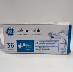GE 93129110 Linking Connector Cable 36″ For Plug‑In/Direct Wire Undercabinet