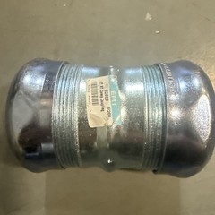 Halex 62620B, 2″, 2.75″ x 2.92″, STL, Rain Tight, Compression, EMT Con Cplg, 1pc