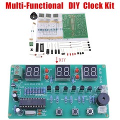 Electronics Soldering Practice Kit Digital clock, Multifunctional DIY Clock Kit