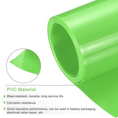 Battery Wrap Heat Shrink Tubing 35mm Dia 55mm Flat 8 Feet Fruit Green