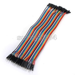 20cm 40PCS Dupont wire jumpercables 2.54MM male to female 1P-1P For Arduino