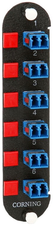 Corning CCH-CP12-A9, LC Duplex Adapter, Closet Connector Housing Panel, 1 pc
