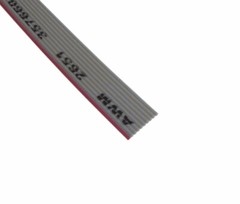 10Ft Gray Flat Ribbon Zippable Cables 10 Conductors 1.0mm pitch