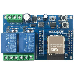 WROOM-32E Board Dual WiFi Relay Two Independent Channels Supports DC Up To 30V
