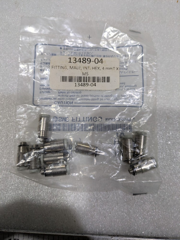SMC KQ2L04-M5A FITTING, MALL, INT. HEX, 4 mmT XT MS (BAG OF 10)