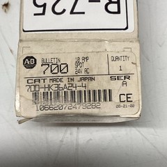 CAT 700-HK36A24-4 24VAC 10A 5 R-725