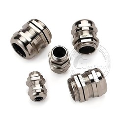 Cable Gland Nickel-Plated Brass Compression M6-M100 PG7-PG63 G1/4-G3 NPT1/4-NPT3