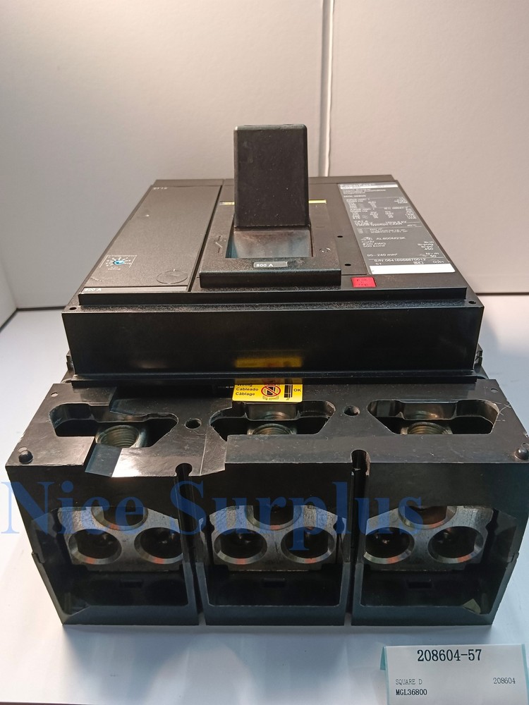 SQUARE D Circuit Breaker MGL36800 #57