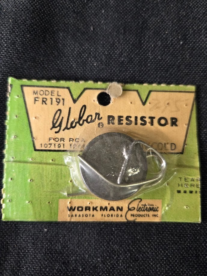 workman electronics globar resistor model fr191