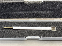 1Pc Purity 99.99% Pt Platinum Electrode Platinum Plate Electrode PTFE Rod 6x80mm
