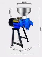Corn Crusher for Home Use 220V Dry/Wet Dual-Use Feed Grinder for Livestock