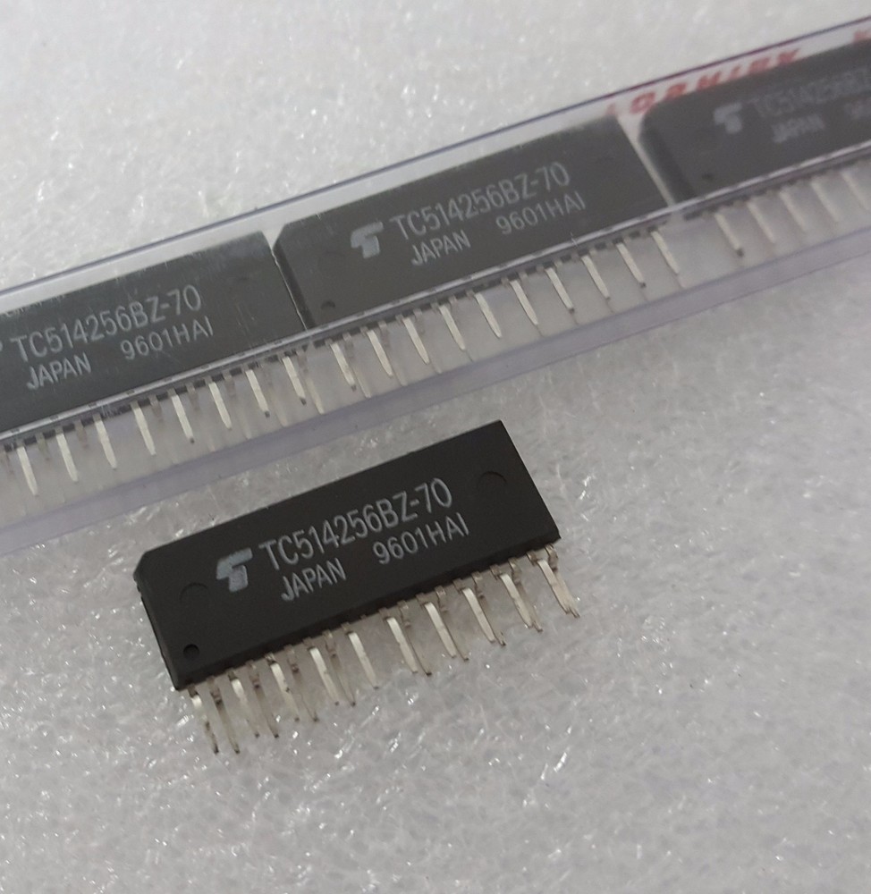 TOSHIBA TC514256BZ-70 DRAM FAST PAGE 256KX4 CMOS ZIP 20PIN PLASTIC *NEW* Qty.10