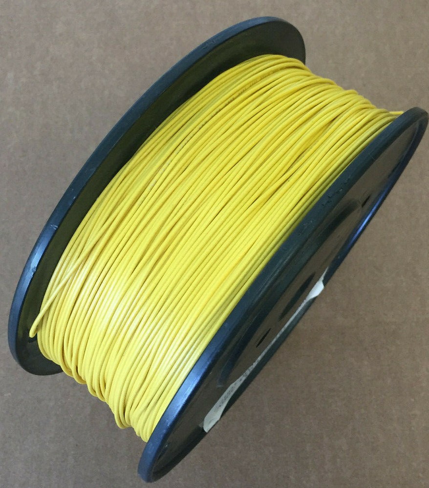 ALLIED WIRE AND CABLE 07-24-7T-4 1000′ HOOK UP WIRE 24 AWG YELLOW (EST1000′)