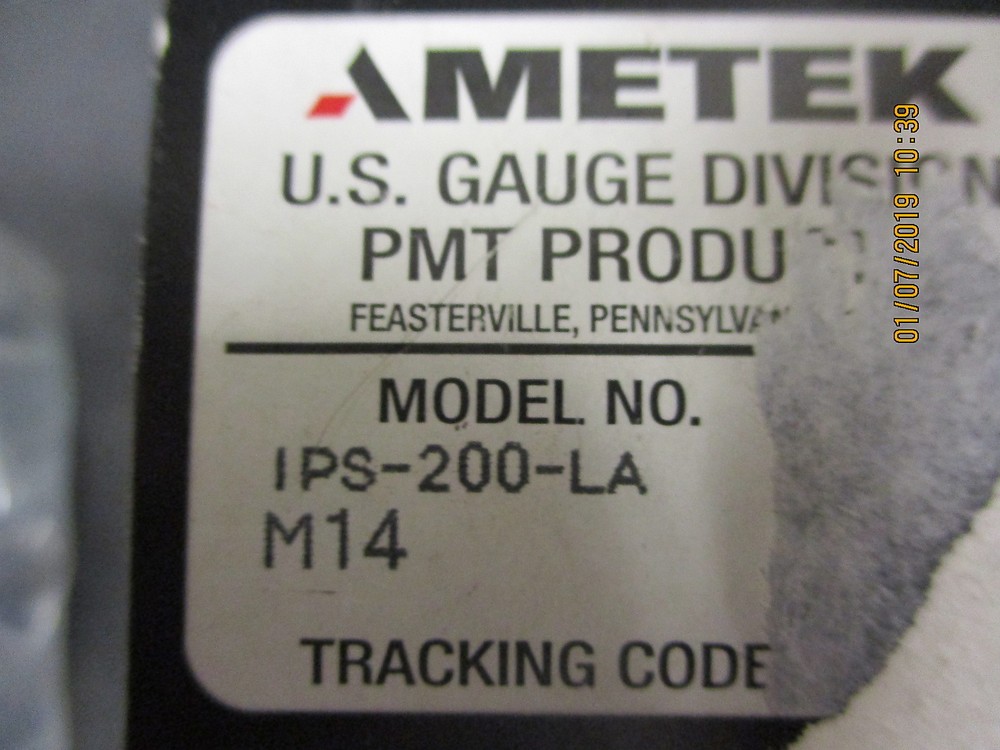 IPS-200-LA-V-0-30-CBM-NPT Ametek 0-30PSI / 1/4″ ANPT BRAND NEW!
