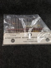 Qty 3 pcs Allen Bradley Carbon axial resistors 1 watt PICK Ohms…. …(C20B5)