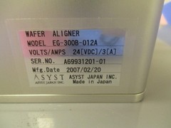 Asyst Crossing Automation EG-300B-012A 300mm Wafer Prealigner Robot 4003-0242-01