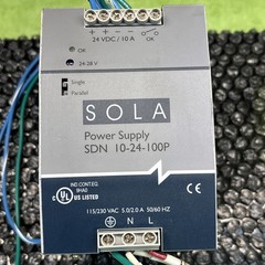 SOLA SDN 5-24-100P POWER SUPPLY 115-230VAC 5.0/2.0A 50/60HZ