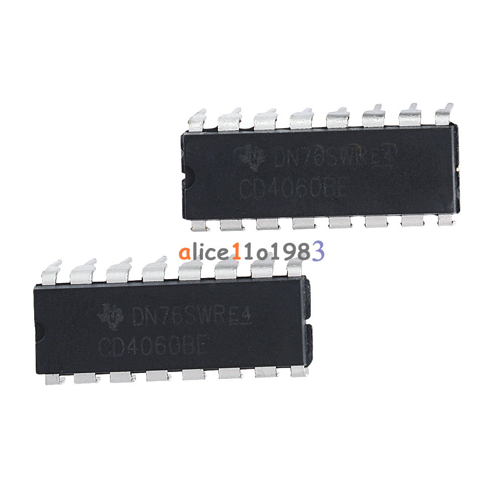 10PCS CD4060BE CD4060 4060 Ripple Carry Binary Counter IC DIP-16 pin Low Power
