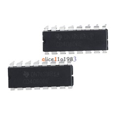 10PCS CD4060BE CD4060 4060 Ripple Carry Binary Counter IC DIP-16 pin Low Power