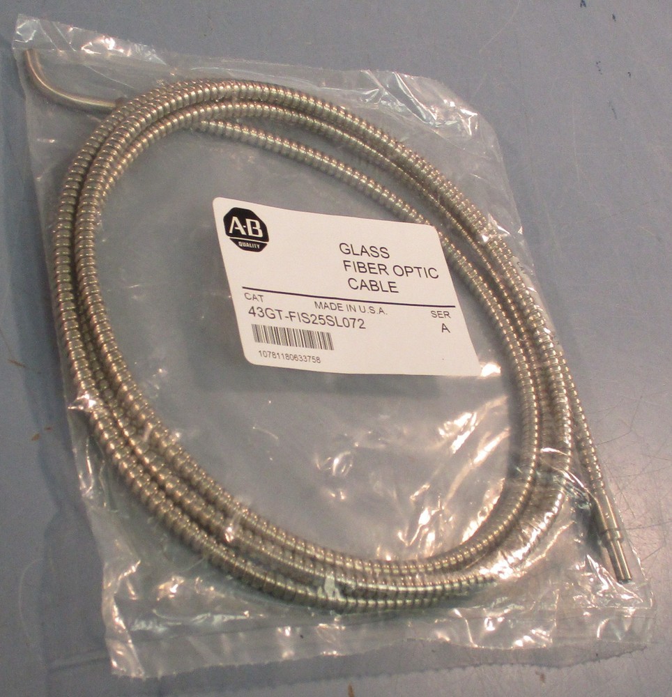 Allen Bradley 43GT-FIS25SL072 Glass Fiber Optic Cable Ser A 72″ Length