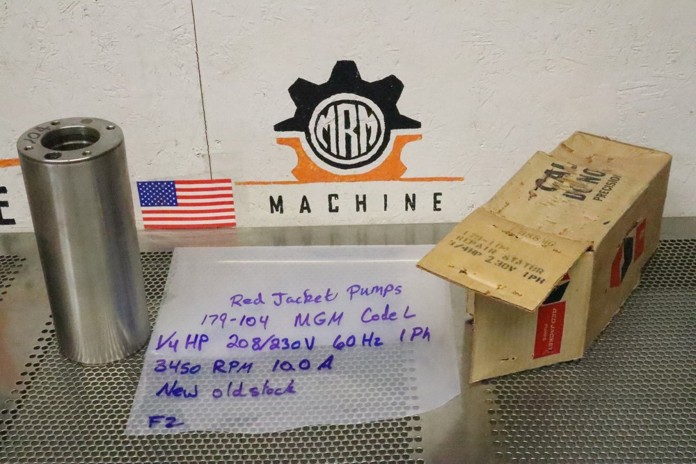 Red Jacket 179-104 MGM Repair Stator 3/4HP 208/230V 60Hz 1Ph 3450RPM 10.0A NEW