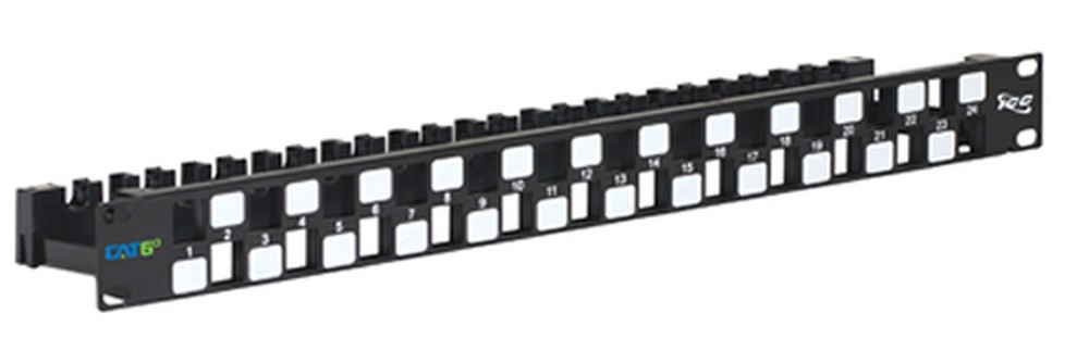 ICC PATCH PANELBLANKCAT 6A UTP24PORT1RMS IC107PPU6A UPC 633758032360